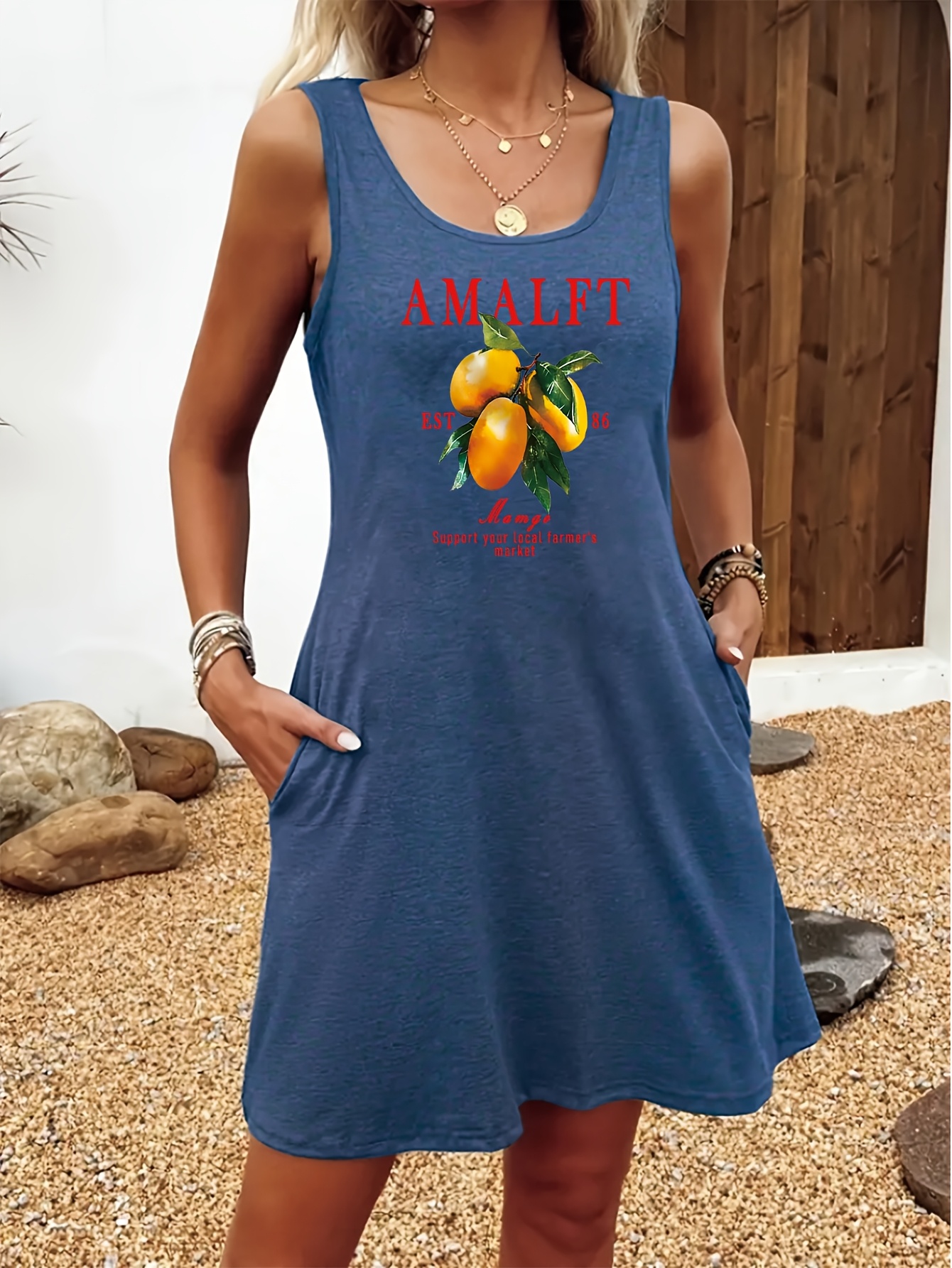 princess polly baby blue dress Blue Greek Goddess main image 1