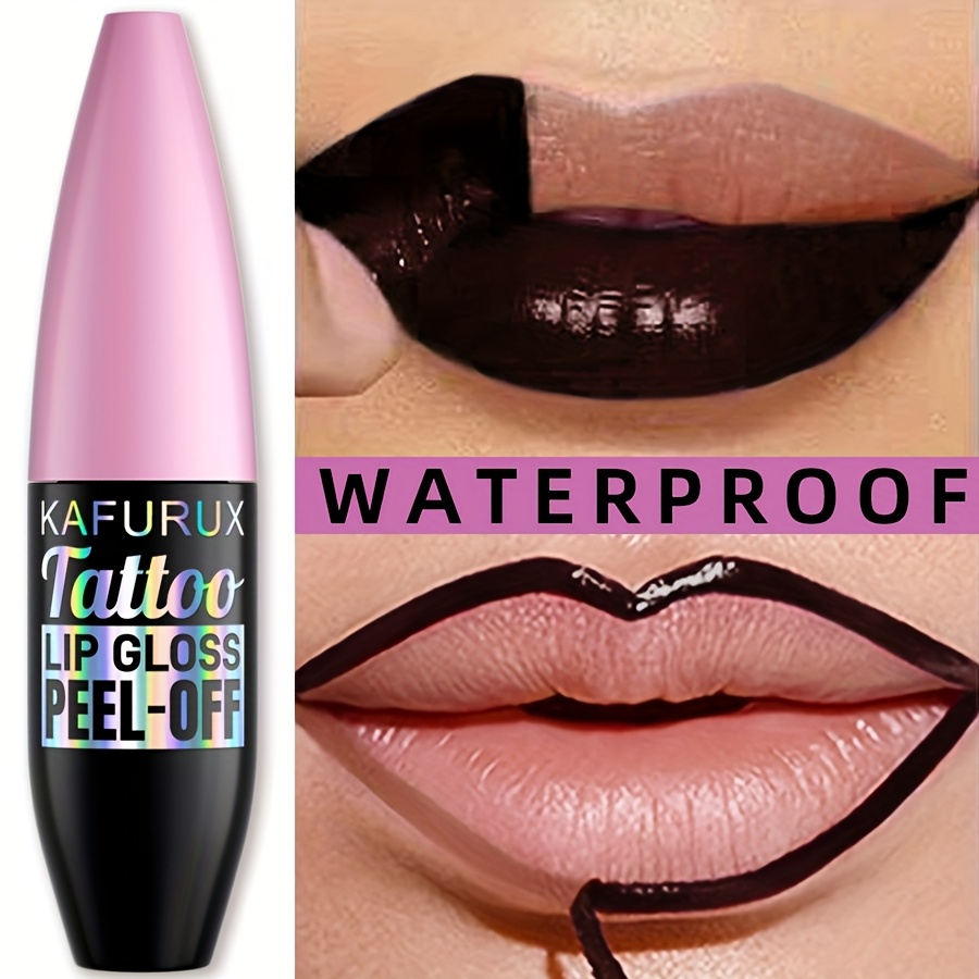 Image of 1pc Off Lip Stain, Off Lip Tint, Off Lip Liner, Not Sticky, Lip Gloss, Lipstick, Lasting , Spring And Summer Elegant , , , Portable Travel Makeup, Waterproof, Sweatproof, Lip Makeup