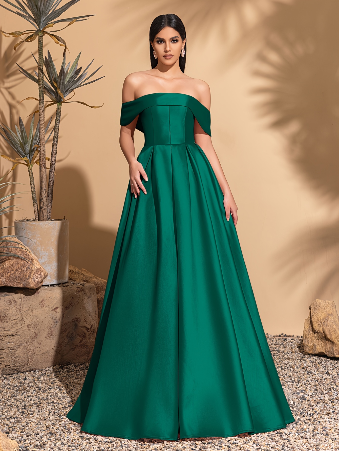 green emerald velvet dress Strapless Floral Ball Gown I Prom Dresses I Evening Dress – UME London
