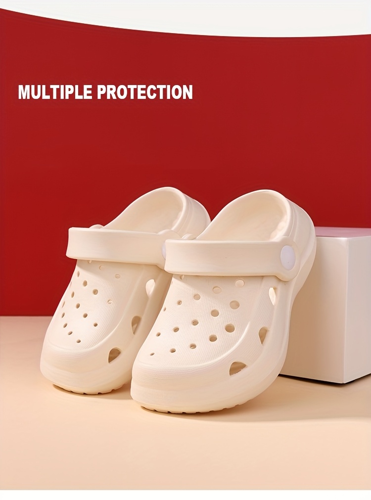 Boys' Summer Clogs - Lightweight, Non-Slip EVA Sandals with Thick Sole for Indoor & Outdoor Play, Beach, and Garden Use