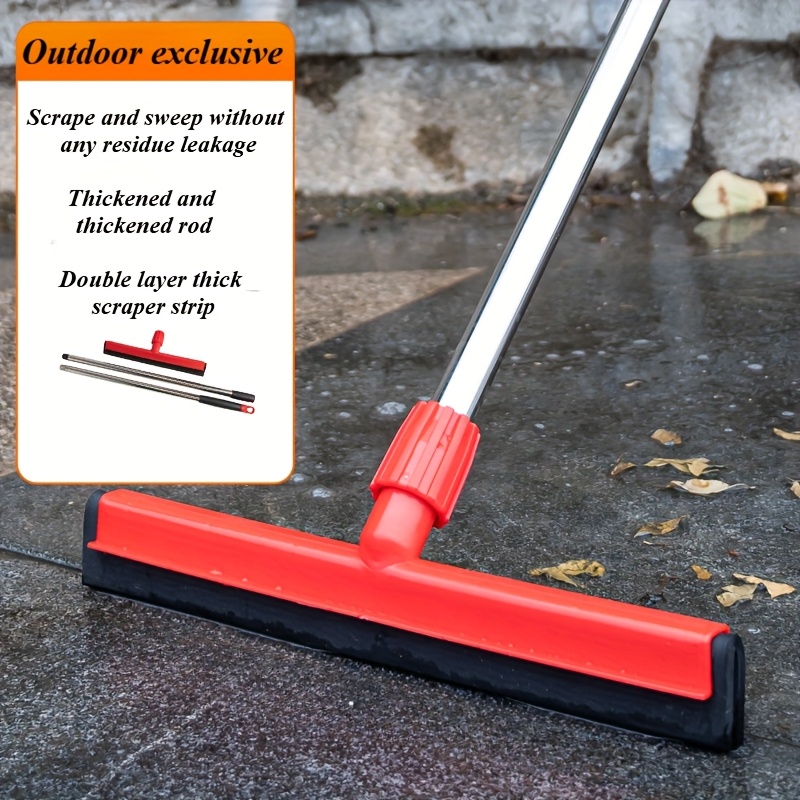 Outdoor Floor Squeegee For Courtyards, Bathroom, Hotels, And Home Users, Designed For Sweeping And Mopping Water