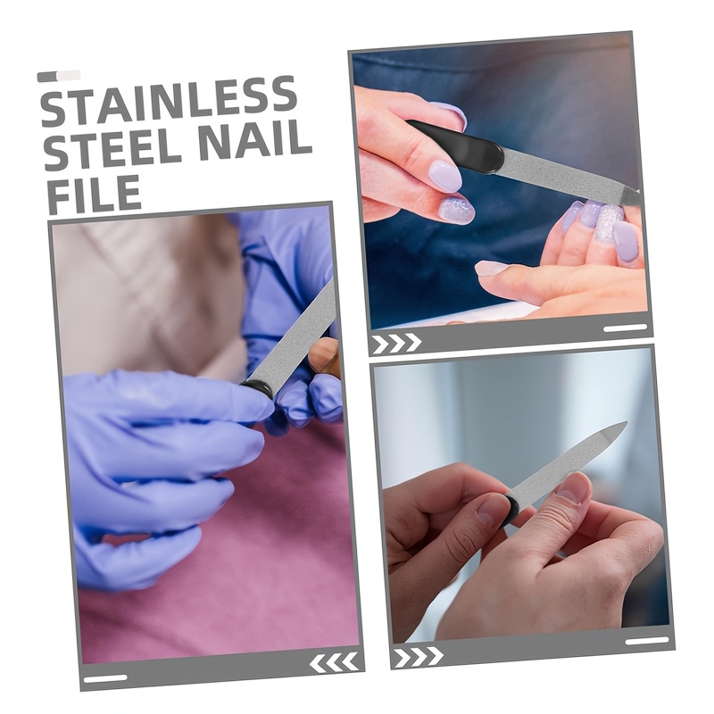 Stainless Steel Nail Files for Manicure and Pedicure