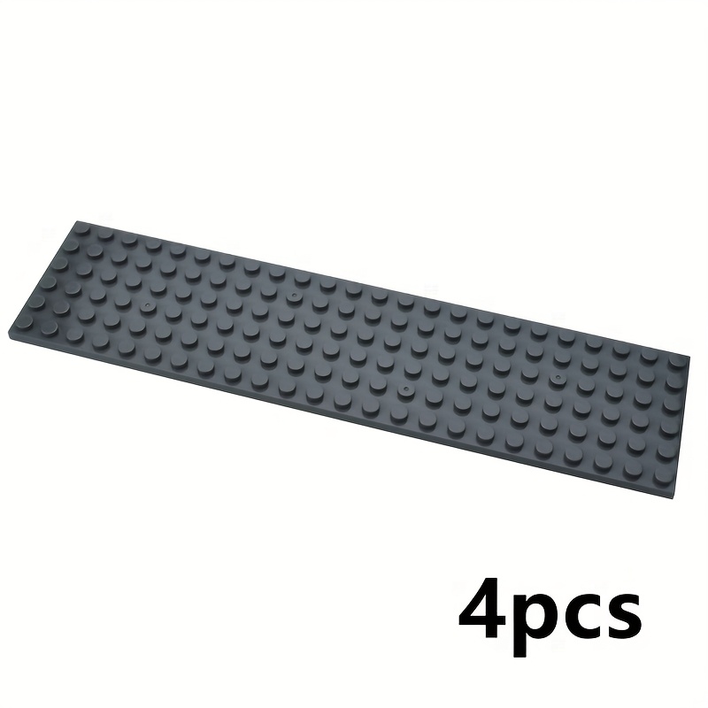 Image of 4pcs Thin Bricks 3026 Plate 6x24 Dots Assemble Particles Educational Creative Size Diy Compatible Classic Building Blocks Toy