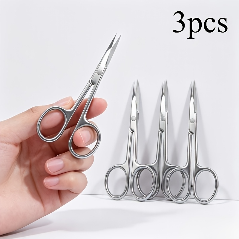 TEMU 3/5-inch Ultra-thin Precision Stainless Steel Nail Clipper, Multi-functional Eyebrow Trimmer, Suitable For Trimming Eyelashes And Removing Dead