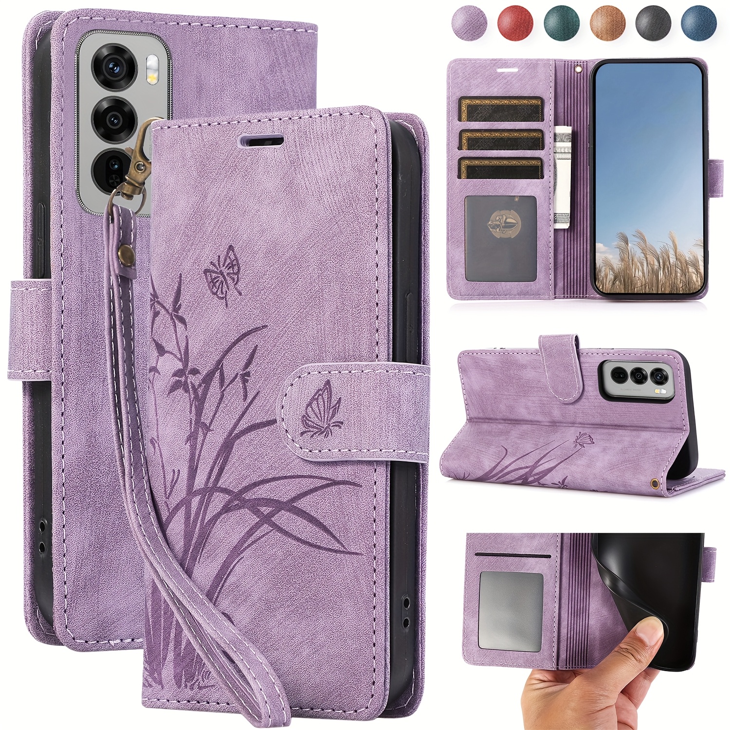 NEKOYA Custodia Cover Compatibile con Oppo Reno 2Z,Custodia a Portafoglio in Pelle con Slot per schede,Supporto per Supporto e Chiusura Magnetica,Cover Custodia per Oppo Reno 2Z