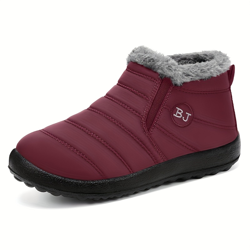 Women's Warm Winter Snow Boots, Plush-Lined Insulated Shoes