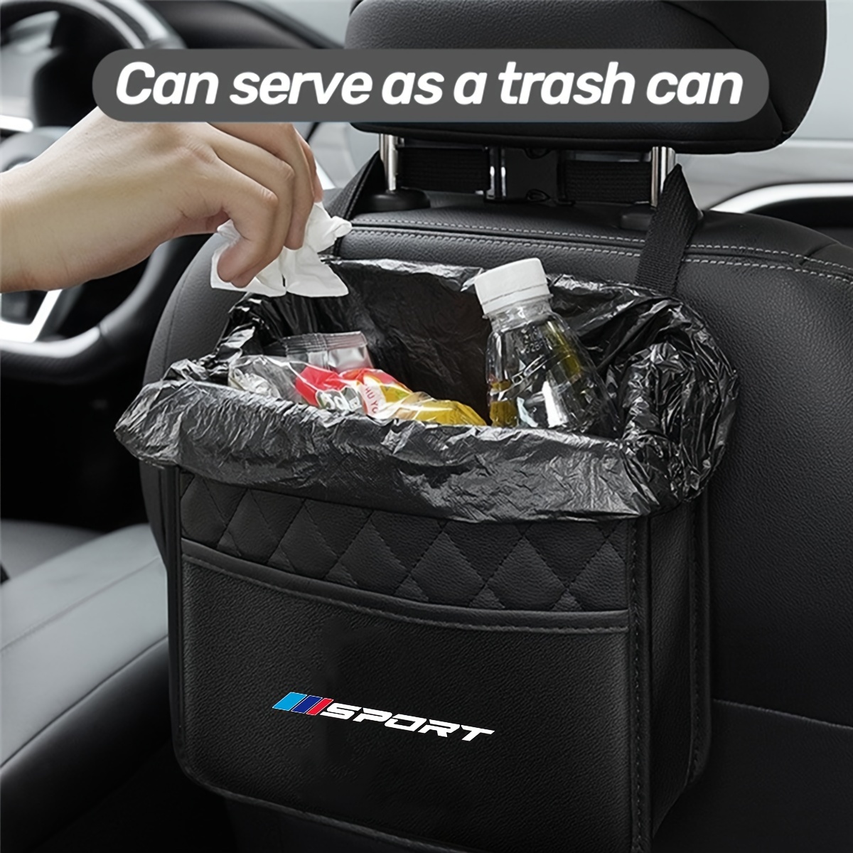 

1 Car Storage Bag Hanging Bag, Car Storage Bag, Suitable For Bmw 1 3 5 7 2 4 6 X X1 X3 X5 X6 X4, Car Storage Bag