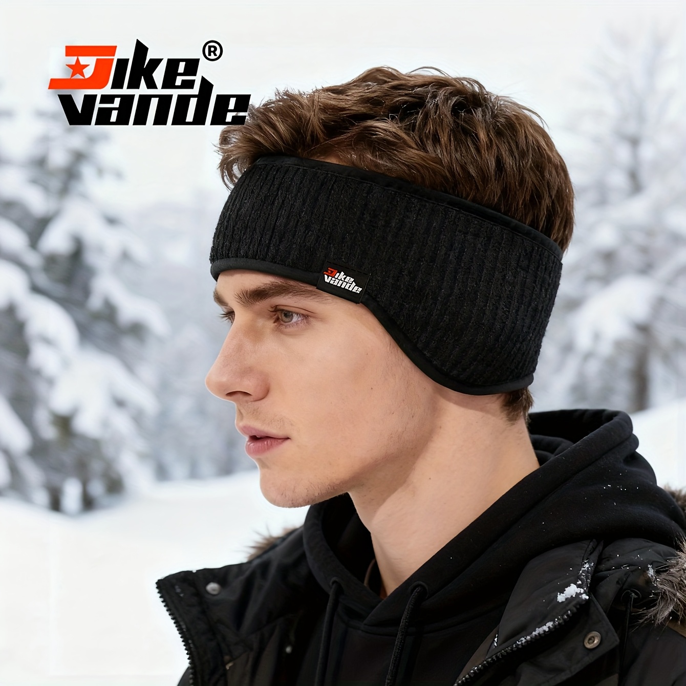 Image of Winter Warm Ear Muffs, Unisex Windproof Headband With Glasses-, Breathable Ear Protectors For Running Skiing Cycling Hiking, Cold Weather Outdoor Sports Gear, Halloween Gift Idea