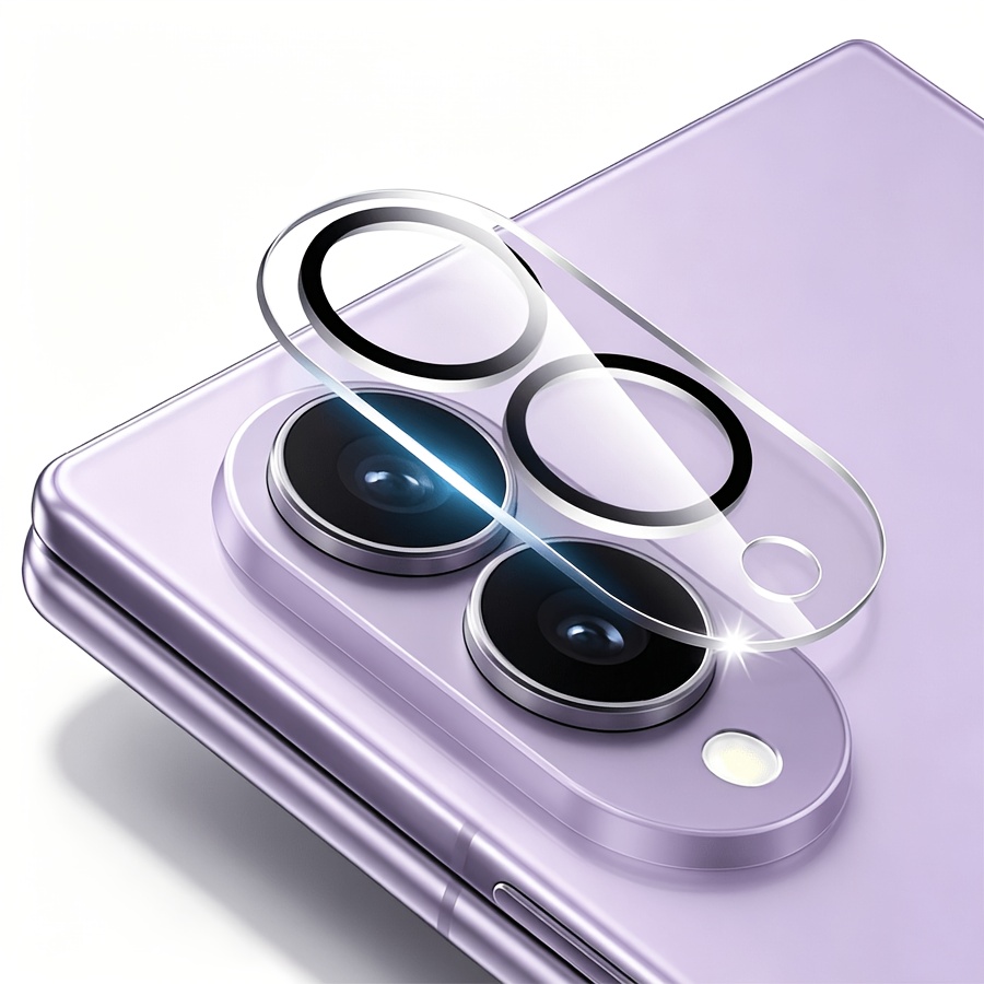 TEMU Acrylic Camera Lens Protector For For Galaxy Z Fold 8 | Anti-reflective 9h Tempered Glass With Ultra Hd | Scratch-proof Lens Shield,