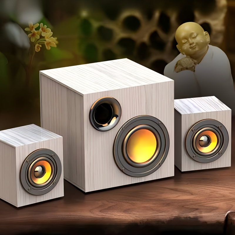 in solid wood computer speaker Temu Oman