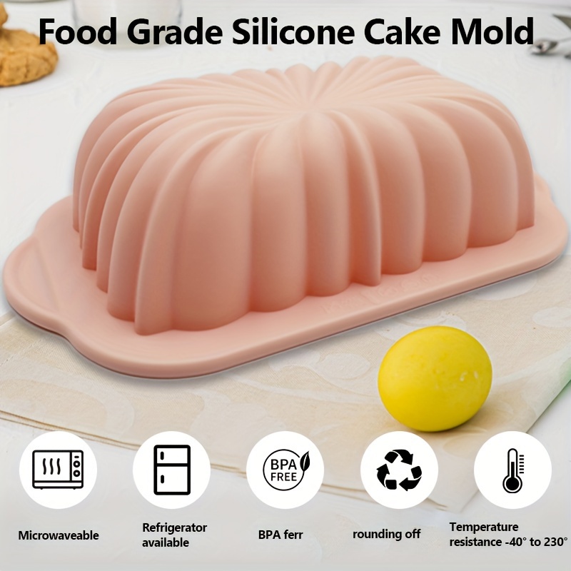 

Silicone Oval Cake Mold For New Year Baking - Flower Shape Toast Cake Pan, Food Grade Manual Mold For Cake Decoration