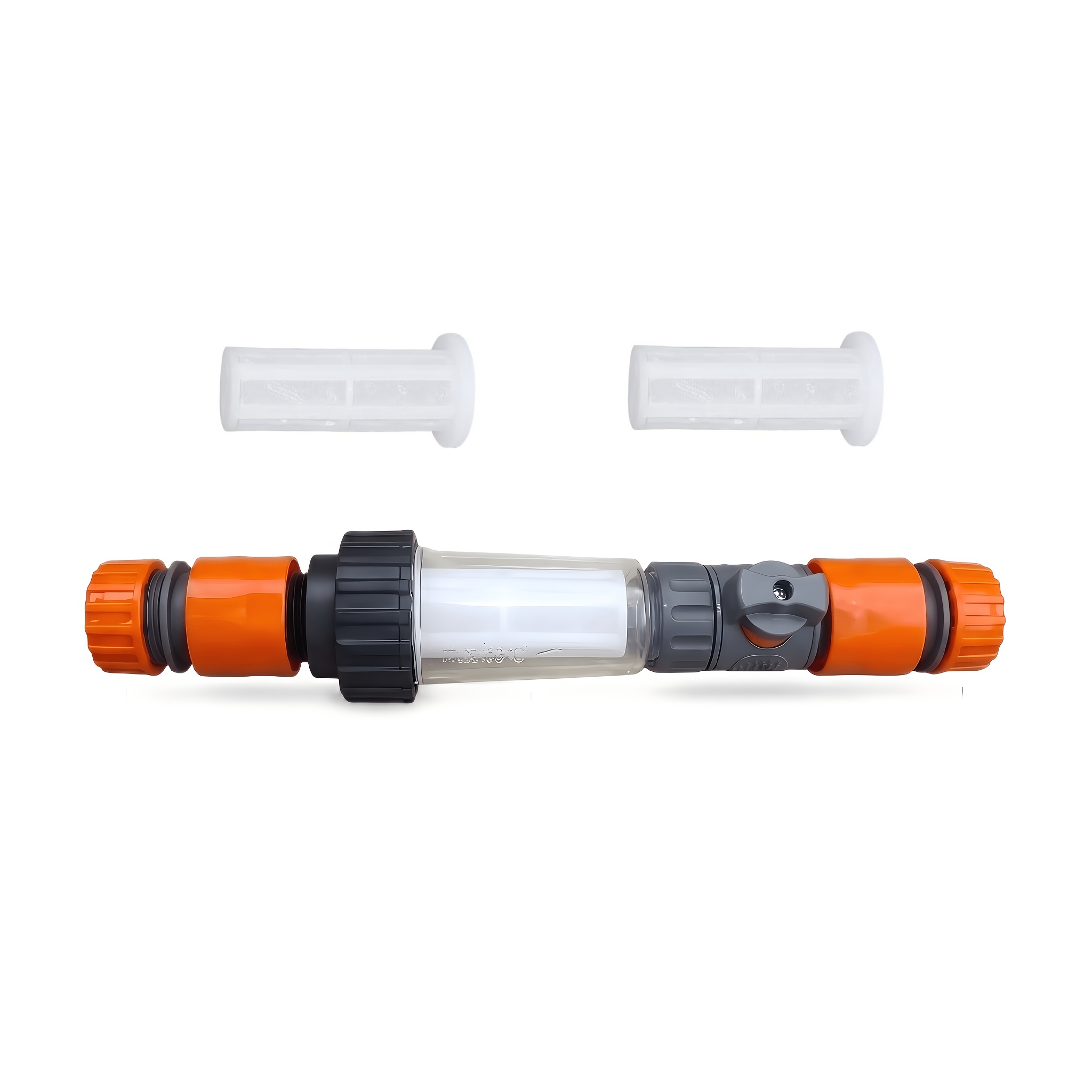 TEMU Kit filtro acqua per 1/2 pollice a connessione rapida, filtro sedimenti con valvola di interruzione del flusso, nucleo filtro riutilizzabile per