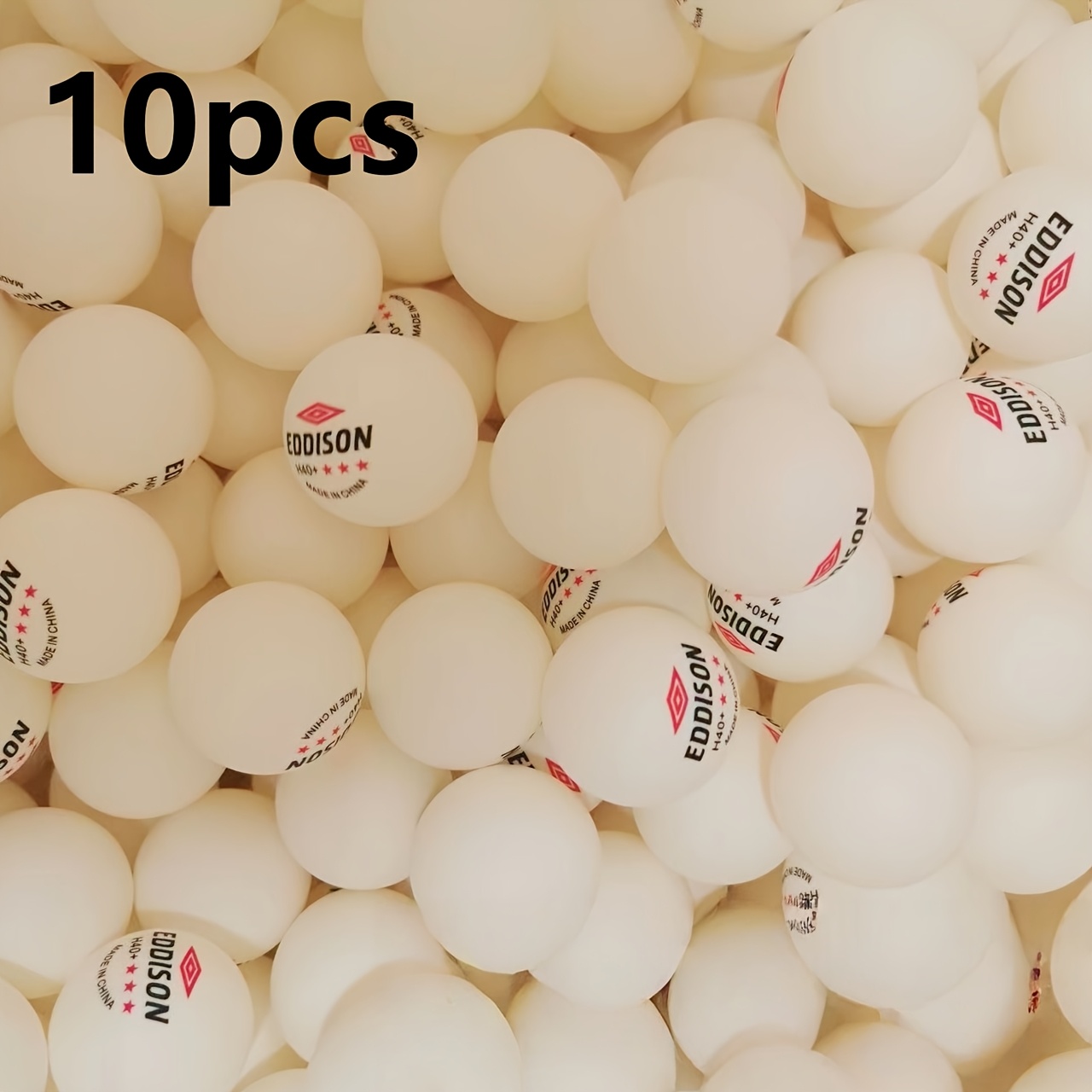 TEMU Level Table Tennis Ball, High Elasticity And Durability For Training, Yellow/white Outdoor Pong Ball, Essential For Sports, Ideal Gift , With