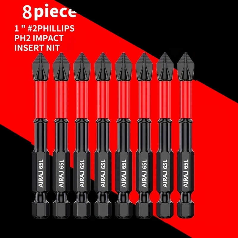 

Set Of 65mm Industrial Magnetic Screwdriver From S2 Alloy Steel, Featuring Anti-slip Design For Manual And Electric Screw Drilling, With Strong Magnetic .