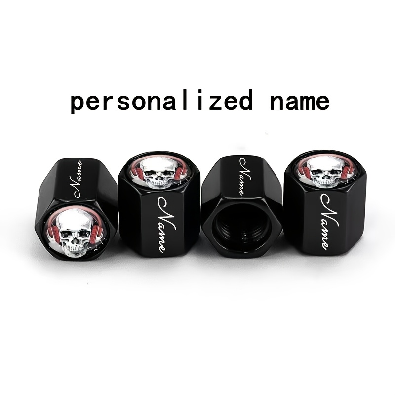 TEMU Bouchon de Valve en d'Aluminium Personnalisé, Personnalisation de Véhicule sur Mesure