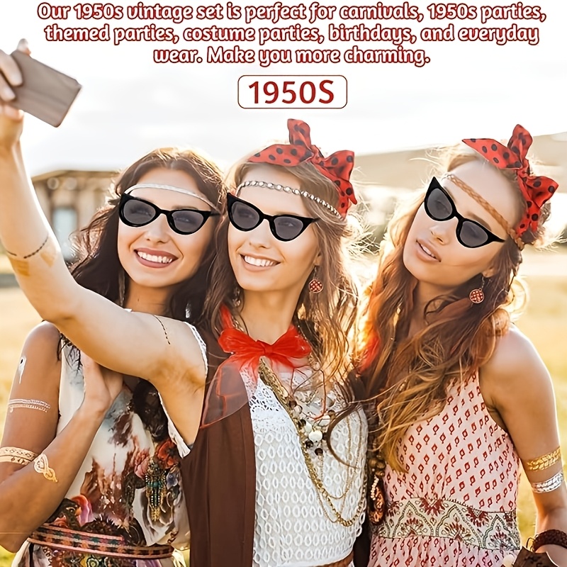 1950s Vintage Themed Party Outfit Vintage 1950s Rockabilly Costume