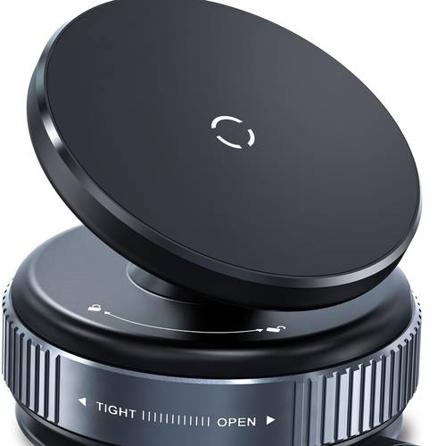 vacuum magnetic phone mount adjustable rotating lock suitable for cars gyms mirrors black white