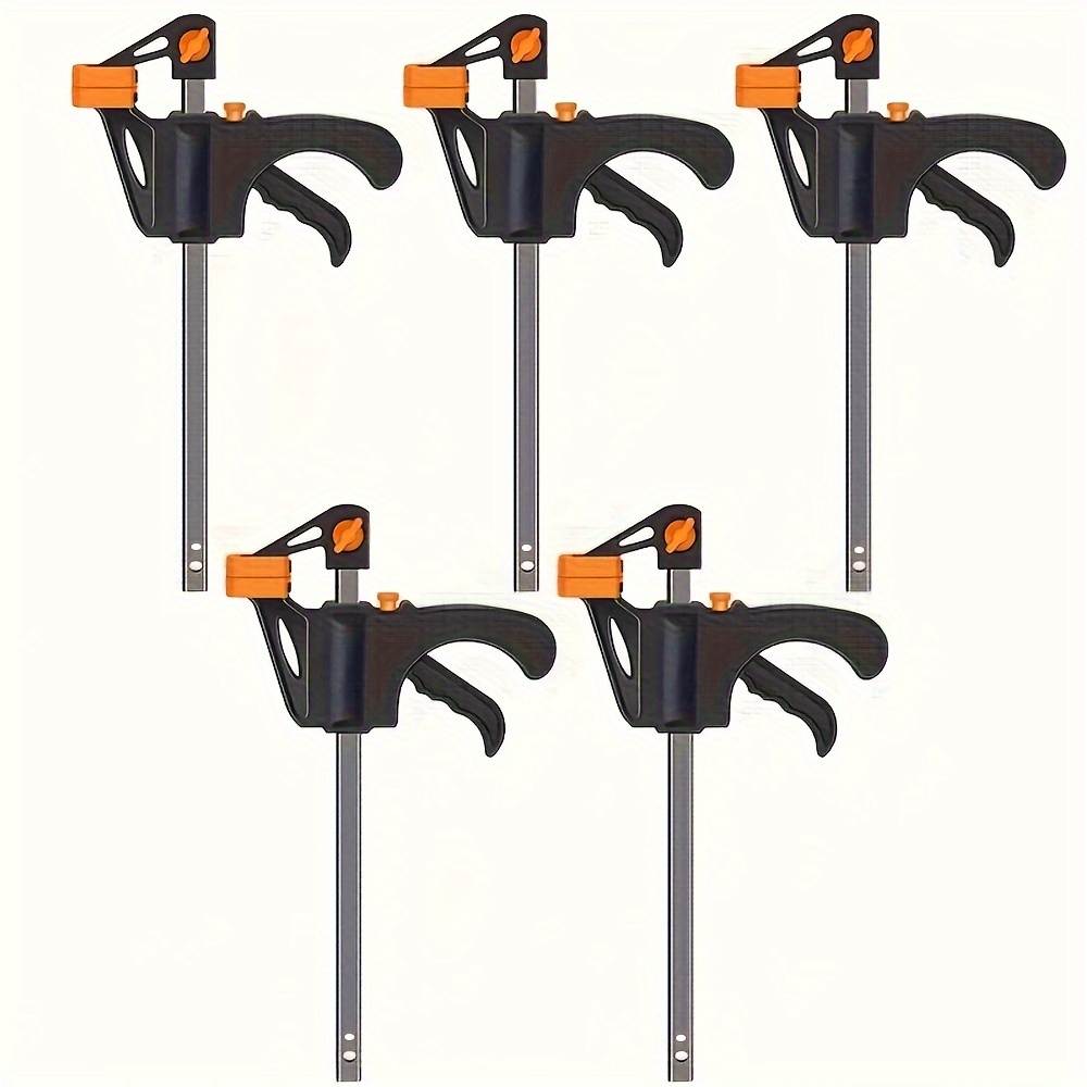 TEMU 5-piece Quick Release F Clamp Set - 4