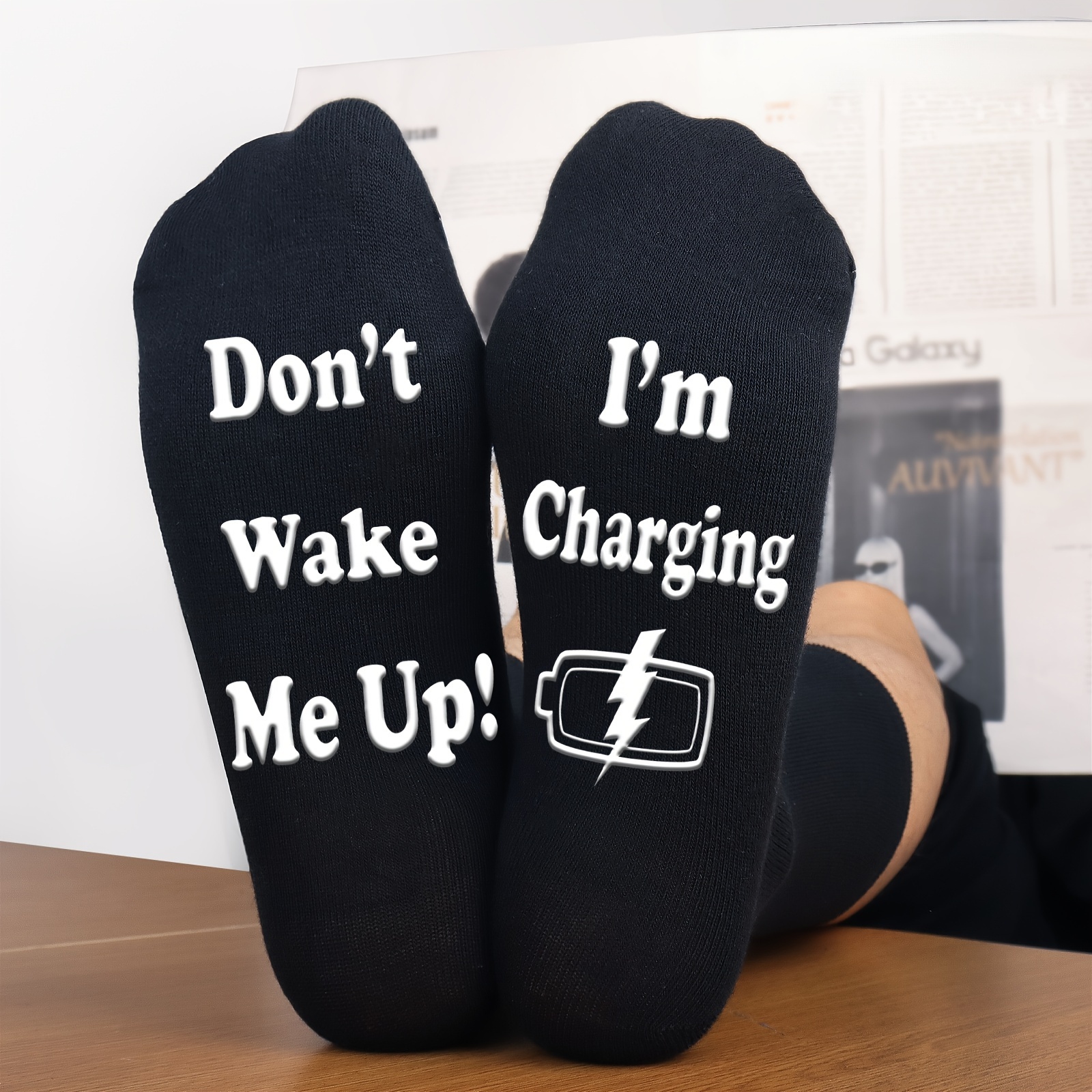 

1 Pair Unisex Funny Socks Men Funny Gifts For Men Gifts For Dad From Daughter Son Wife Birthday Gifts For Men Father's Day Mens Gifts For Christmas Gifts For Teenage Boyfriend Husband