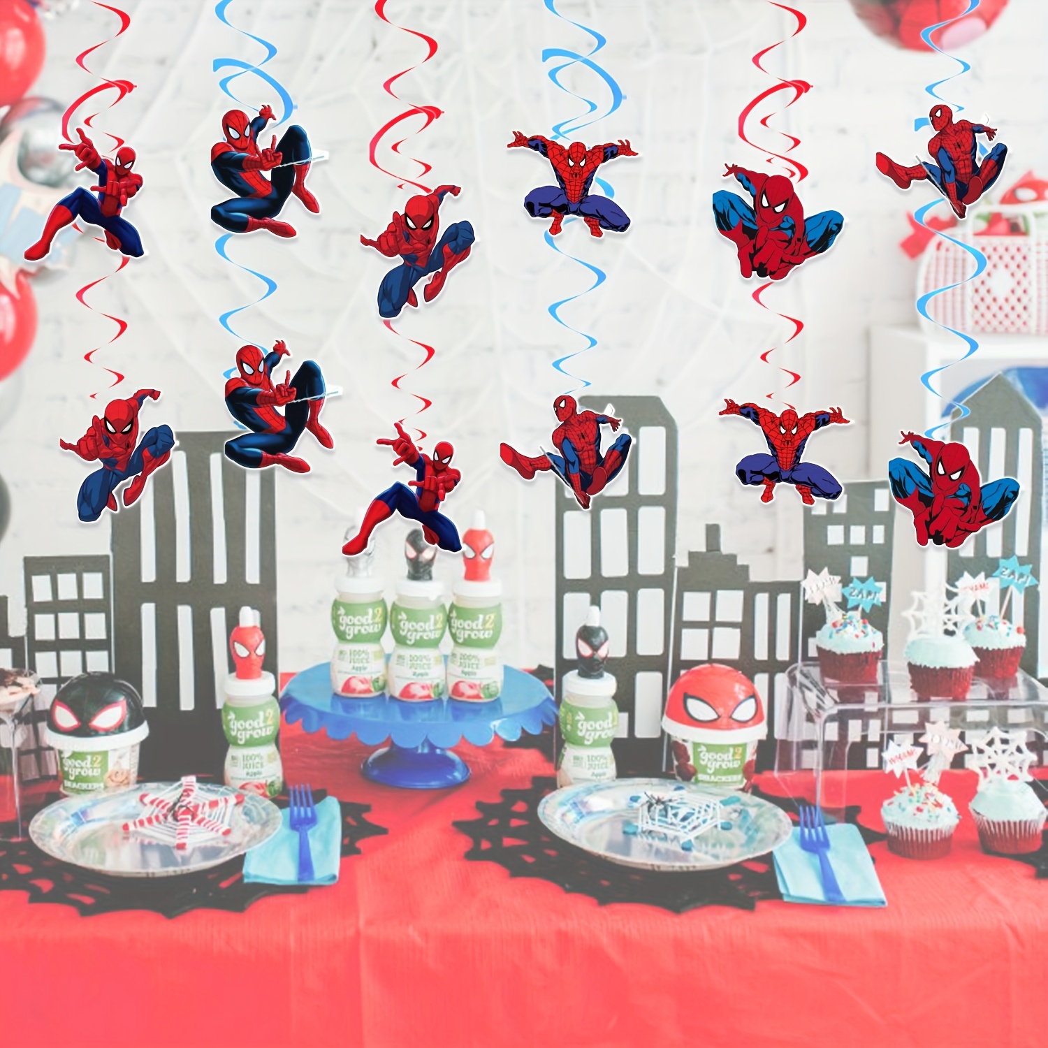 Superhelden-Hintergrund Für Geburtstagsparty – 1,5x0,9 M, Polyester, Für Fotohintergrund & Tischdekoration