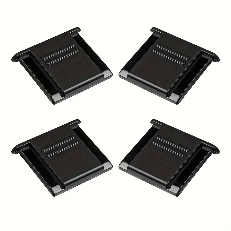 TEMU 4pcs Durable Shoe Cover Set, Universal Protective Reusable Shoe Caps As Camera Additions, Dustproof Guard Blocks Dust & Scratches For Dslr & Slr