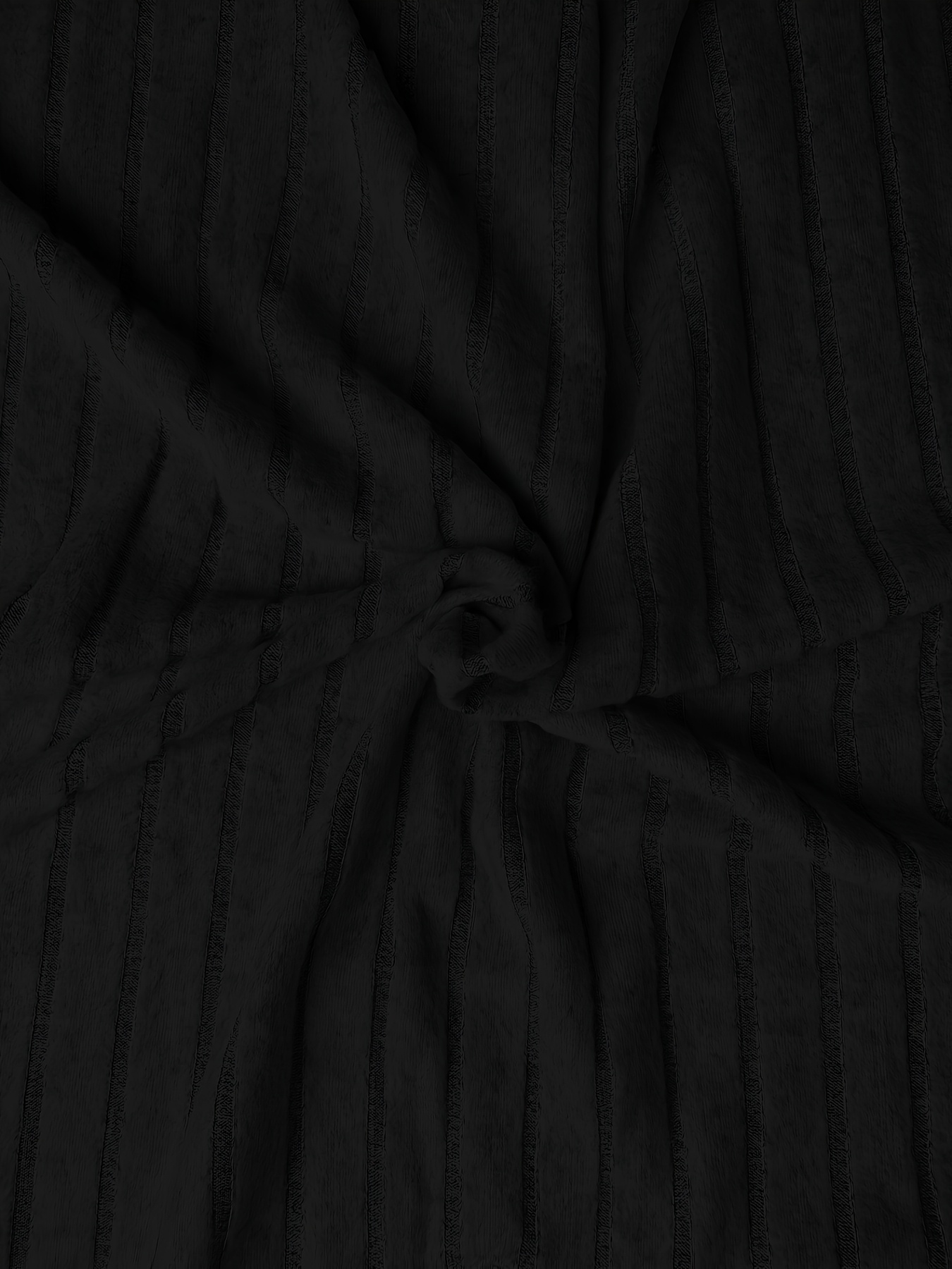 Plus Size V-Neck Casual Elegant Women's Top - Stretchy Fabric, Machine Washable, All-Season Versatile Blouse for Everyday & Formal Wear, Ribbed Texture, Medium Elasticity