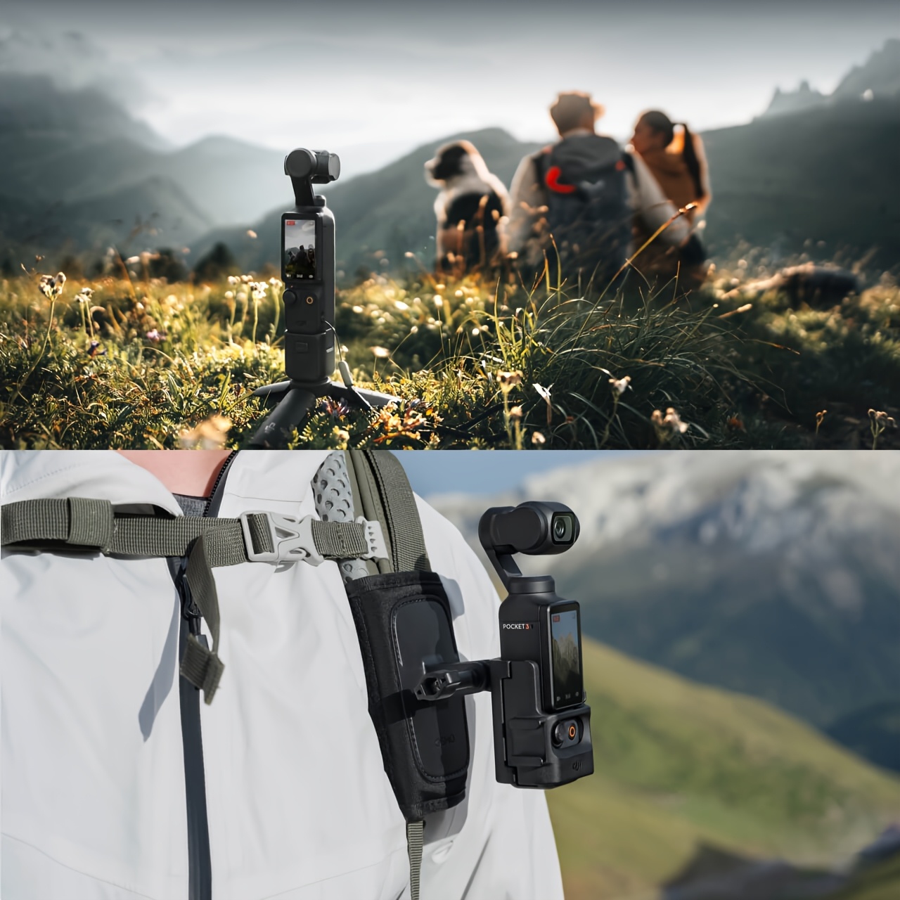 DJI Osmo Pocket 3 1-Inch CMOS 4K/120Fps Vlogging Camera 3-Axis Gimbal 2-Inch Rotating Screen Activetrack 6.0, Portable Pocket Stabilizer for Travel, Tiktok, Youtube, Standard Version