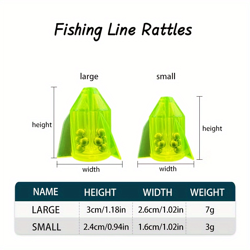 Fishing Line Rattles Fishing Attractor Ringing Beads - Temu