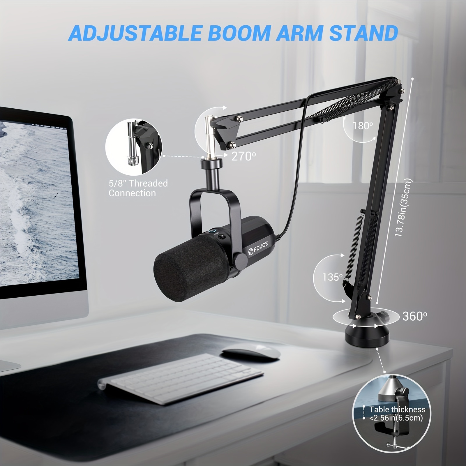 FDUCE SL40+ Dual-Connect Voice Isolation Microphone