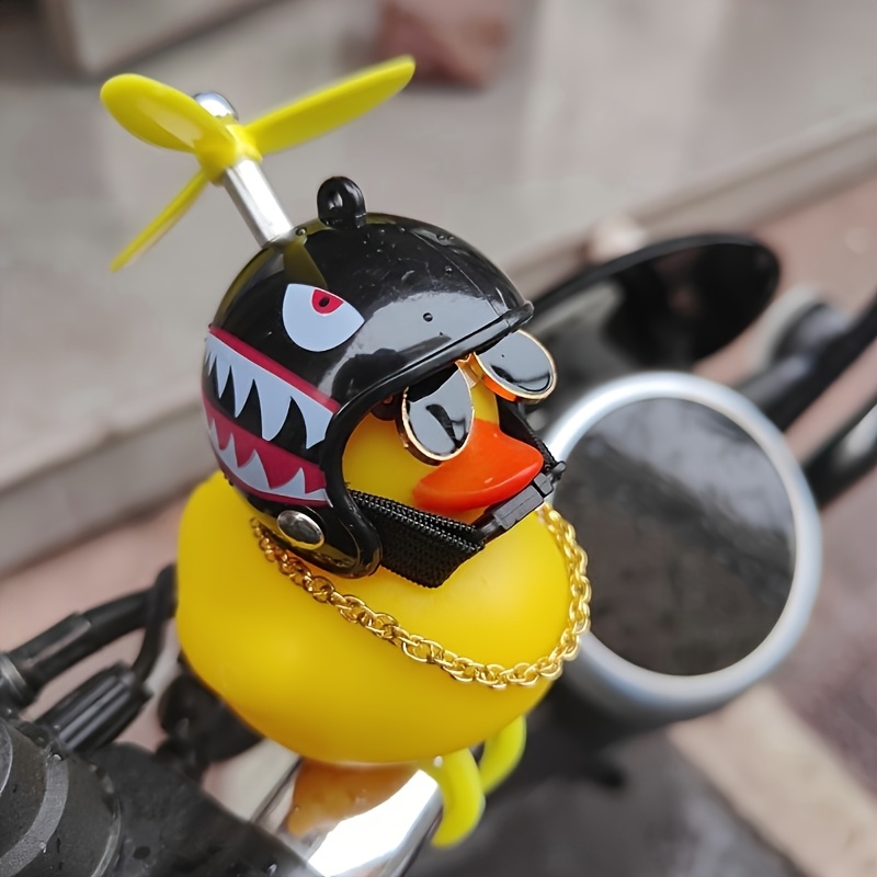 1pc rubber duck motorcycle handlebar decoration cute toy Temu