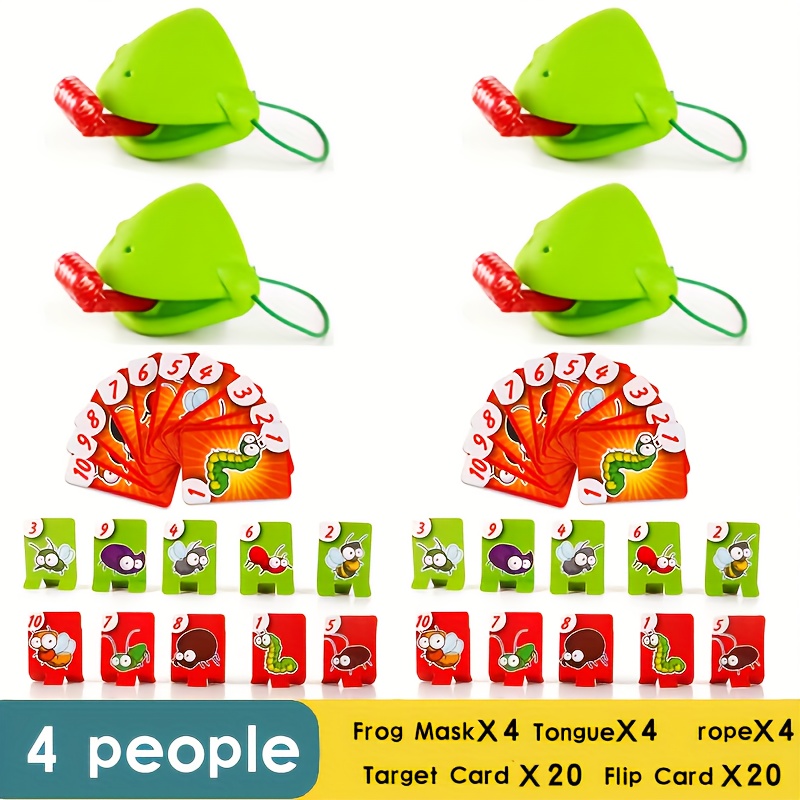 Frog Interactive Game, With Tongue Extension, Game, Competitive Tabletop Creative Toy