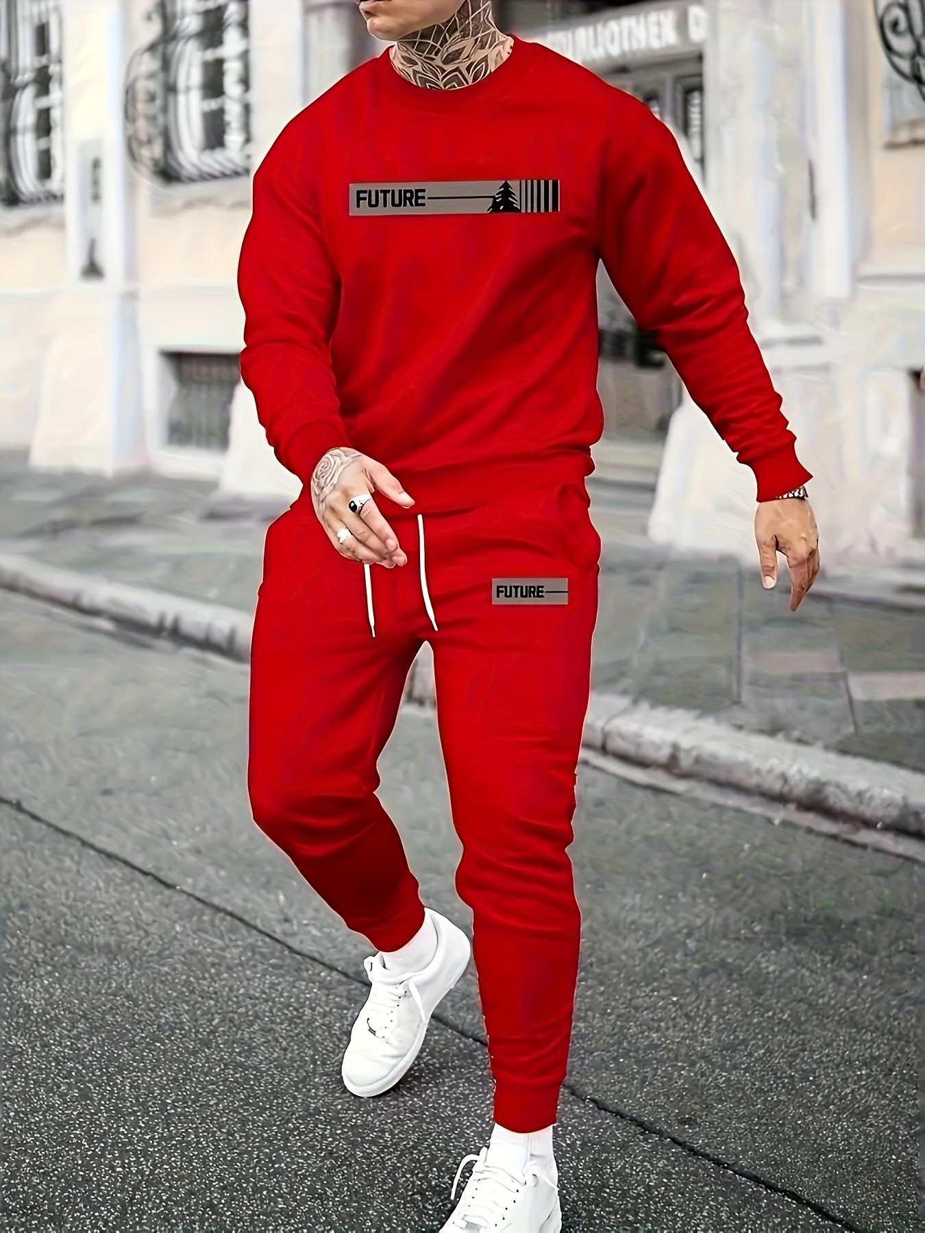 Amazon.com: ZHSHOPZH Heavyweight Hoodie Sweat Set for Unisex
