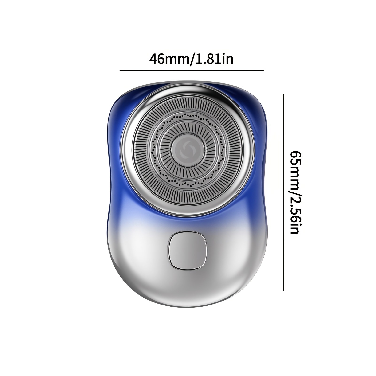 Compact Men's Electric Shaver and Beard Trimmer