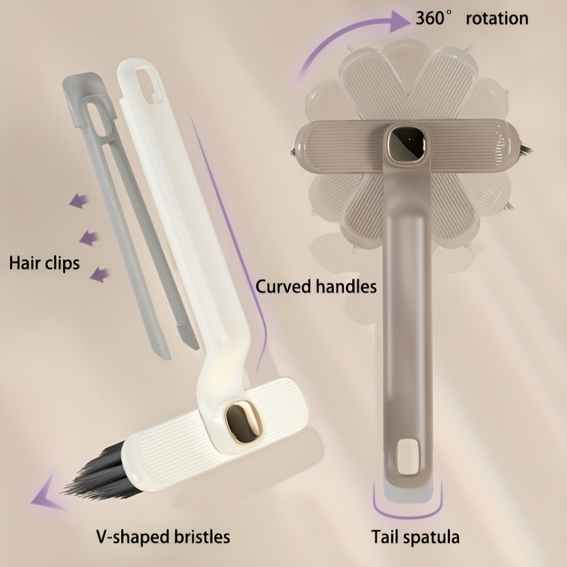 Spazzola multifunzionale per fessure per pavimenti spazzola per angoli  spazzola per la pulizia 2 in 1 spazzola per la pulizia della cucina del  bagno
