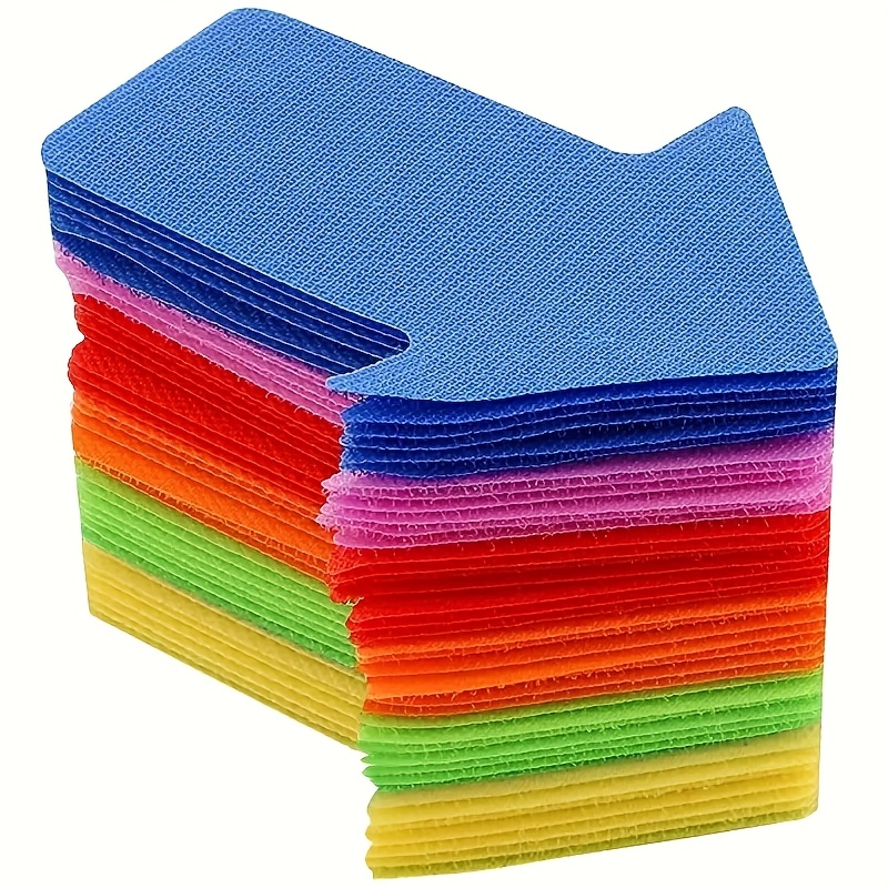 Image of 24pcs Colorful Arrow Carpet Markers, 14cm Seat Carpet Marker, Classroom Distance Arrow Carpet Marker