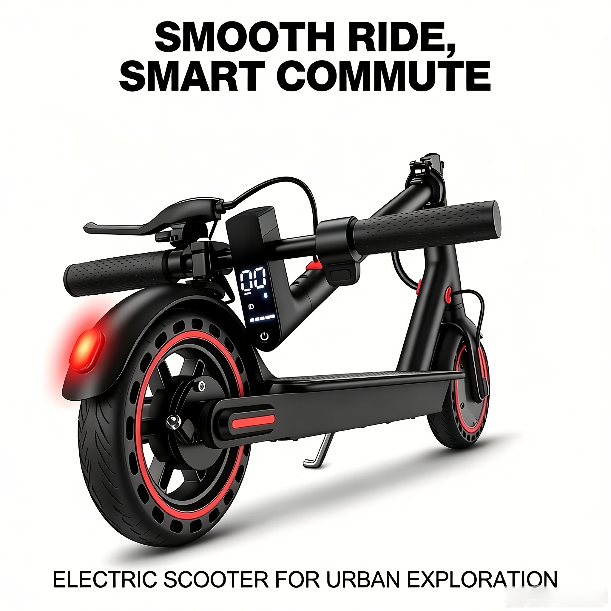 foldable electric scooter for   and teens smart riding system 8 5 puncture proof tires 19 mph   21 miles long daily   range