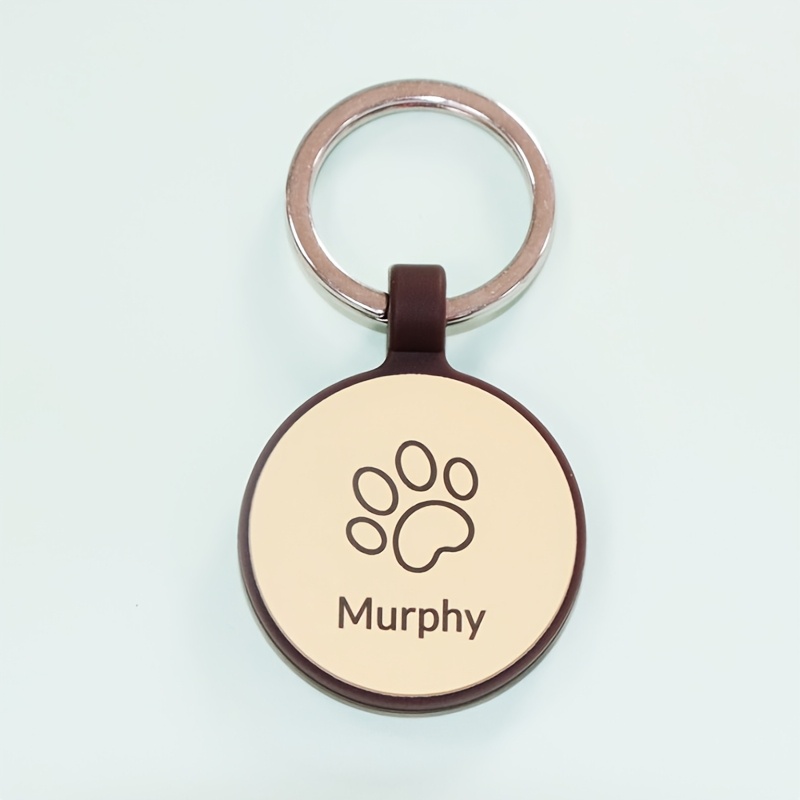 TEMU Custom Pet Tags For Dogs And Cats, Made Of Silicone, And Silent, In 6 Colors, Personalized To Prevent Loss