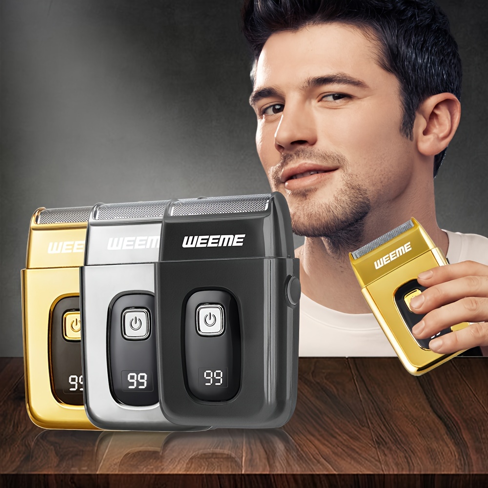 

Weeme Smart Shaving New Style Golden, Silvery And Black Three-color Razor, Usb Convenient Charging, Lcd Display