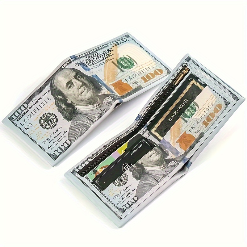 1pc Fashion Bifold Wallet, With Multi-card Slot, Zipper Coin Wallet, And Gift Box, Perfect For Men's Daily Use And Gifts