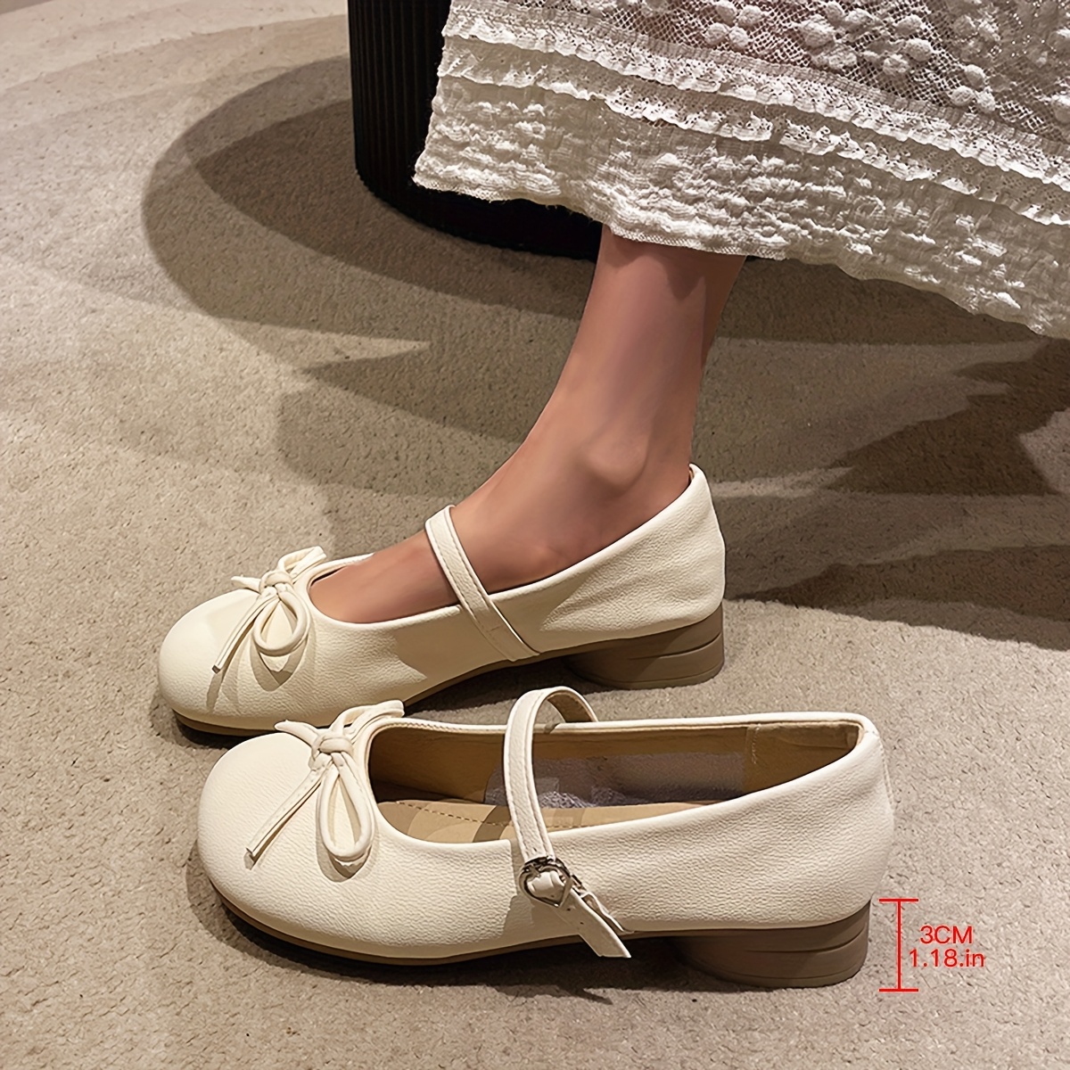 elegantes zapatos mujer cubierta pu Temu Dominican Republic