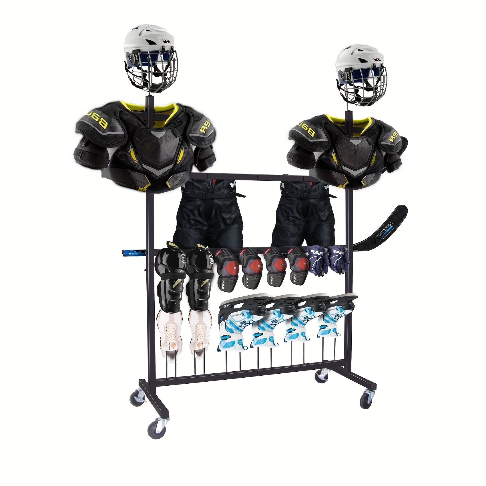 Image of Equipment Drying Racks, Ice Hockey Stick Racks, Equipment Dryers, Large Display Storage Racks, Sports Metal Tree Racks