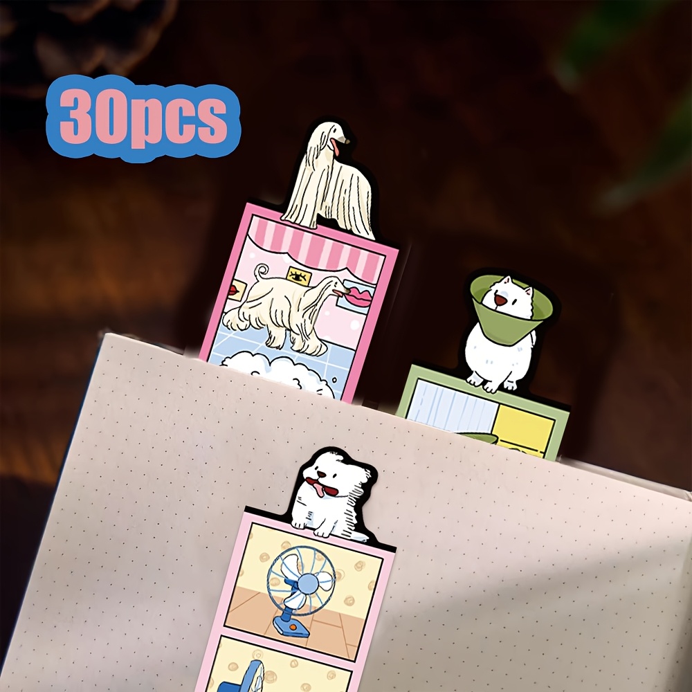 TEMU 30pcs Bookmarks Suitable For Reading And Gifting Durable Paper Reading Tags Creative Gift Lovers' Cards