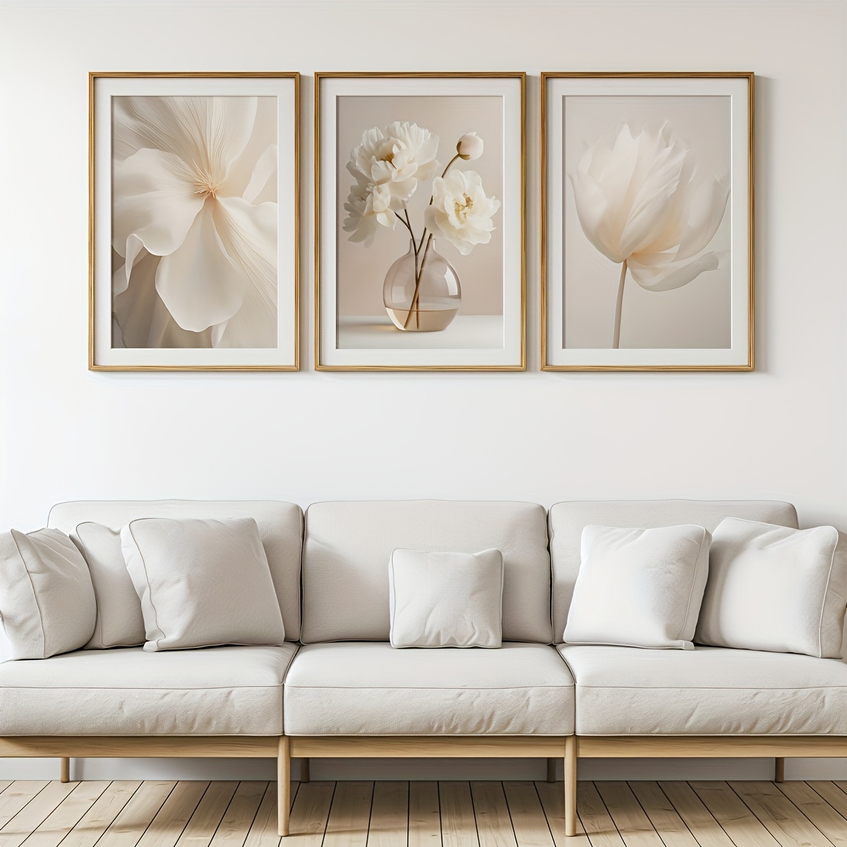 3-teilige Leinwand-Wandkunst Mit Blumen & Schmetterlingen – 30x40 Cm Pro Bild, Türkis, Graffiti-Stil