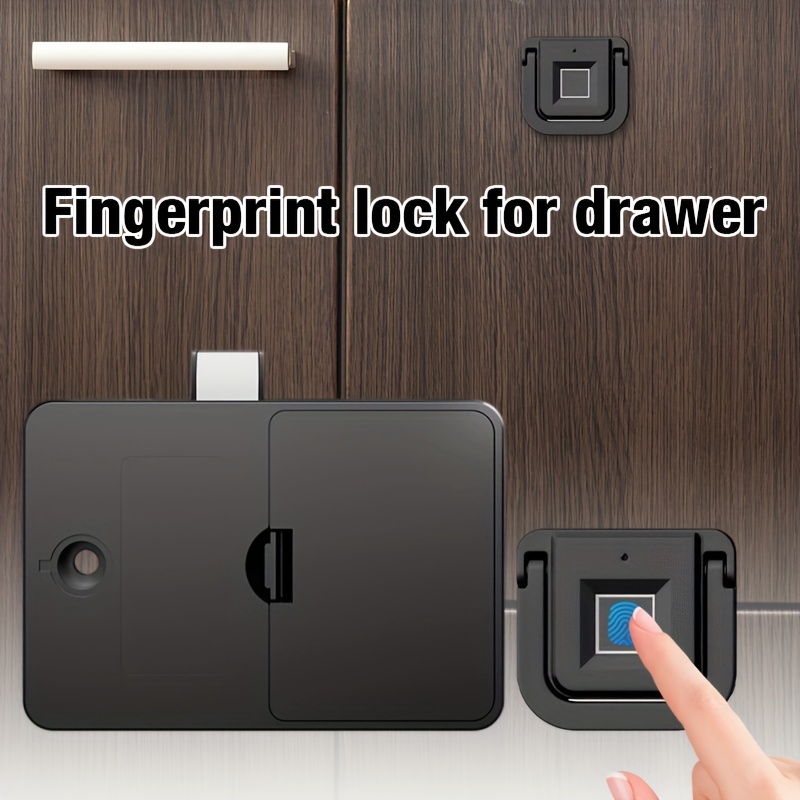 Intelligent Fingerprint Drawer Lock, Keyless Biometric Security