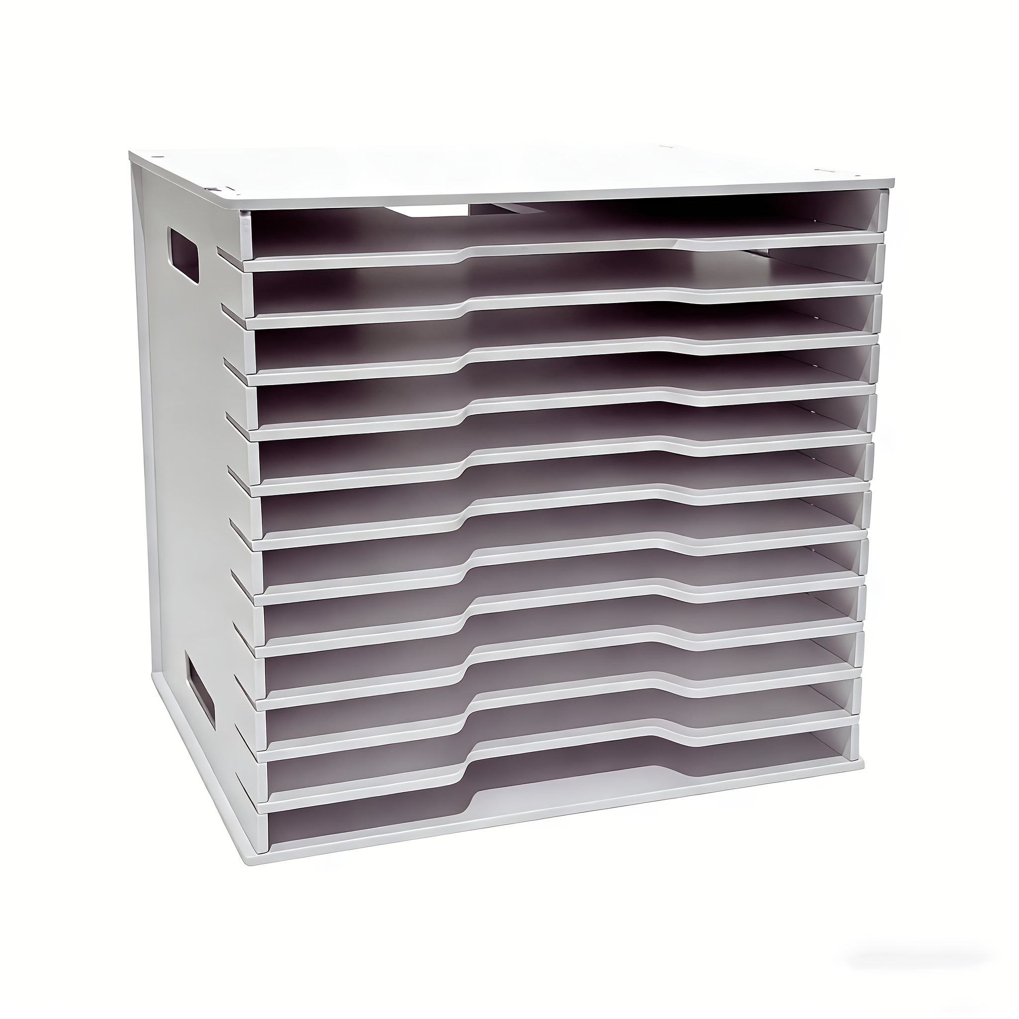 item picture 12 slot euro compatible   paper organizer suitable for home office craft storage 12 tier desktop file sorter with polished paper holder shelf for  ing supplies card making bookbinding space saving desktop rack