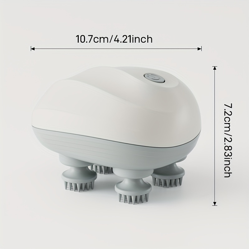 Masajeador Inteligente de Cuero Cabelludo con Cabeza Rascadora para Mascotas y Dispositivo Eléctrico Mini para Estimulación Meridiana