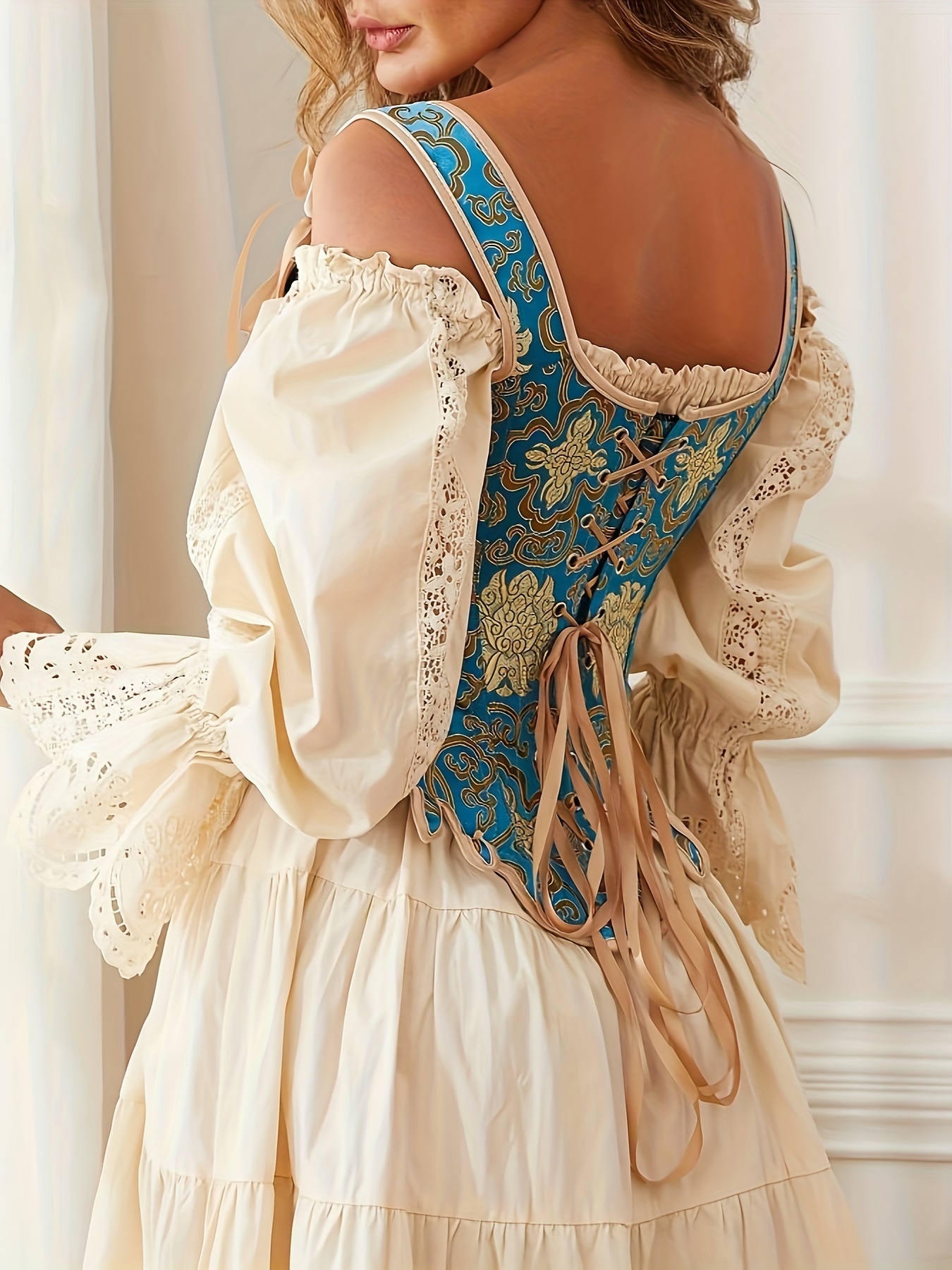 Curea vintage pentru femei, stil gotic steampunk, corsete overbust de tip stays în stilul anilor 1780