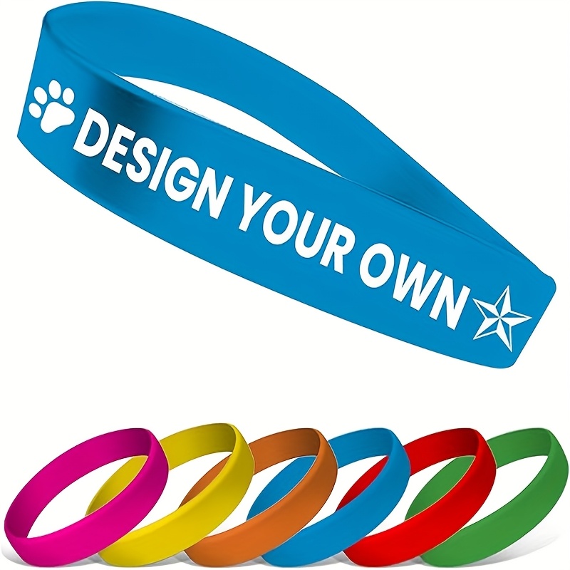 99pcs Custom Silicone Wristbands for Events and Promotions
