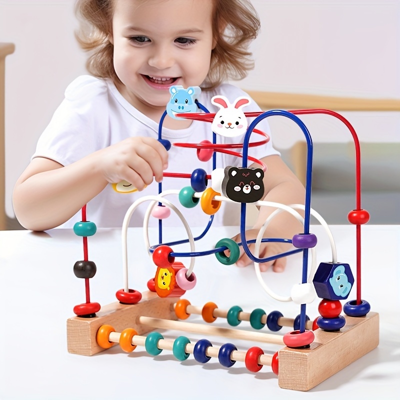 baby bead wrapped puzzle early education toy for infants and young children