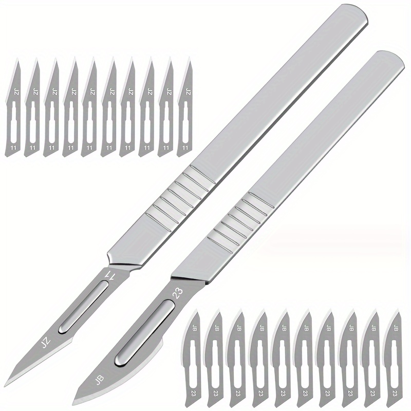Sharp Carbon Steel Surgical Blades For Diy Cutting Phone - Temu